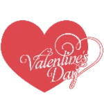 happy valentines day theme android application logo